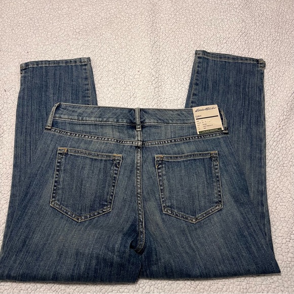 NWT Eddie Bauer crop denim jeans curvy size 2 - Picture 5 of 8